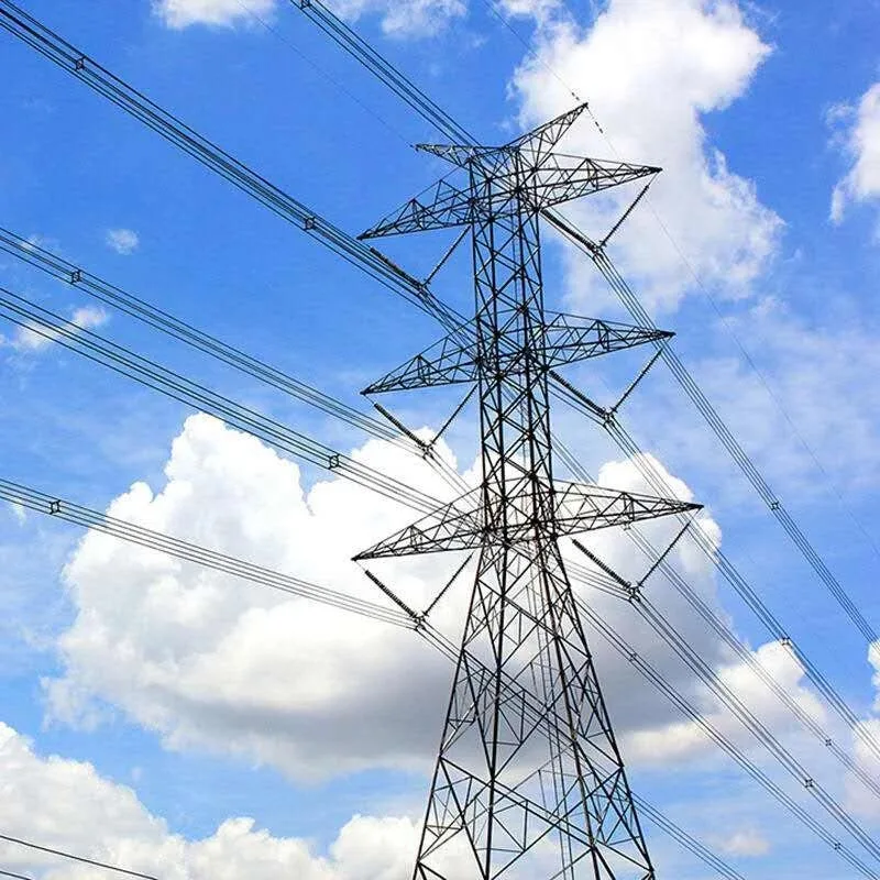 132kV Galvanizli Açılı Çelik İsale Kulesi