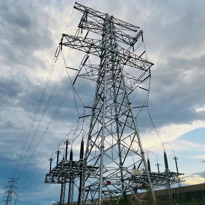 220kV İsale Hattı Açılı Çelik Kule