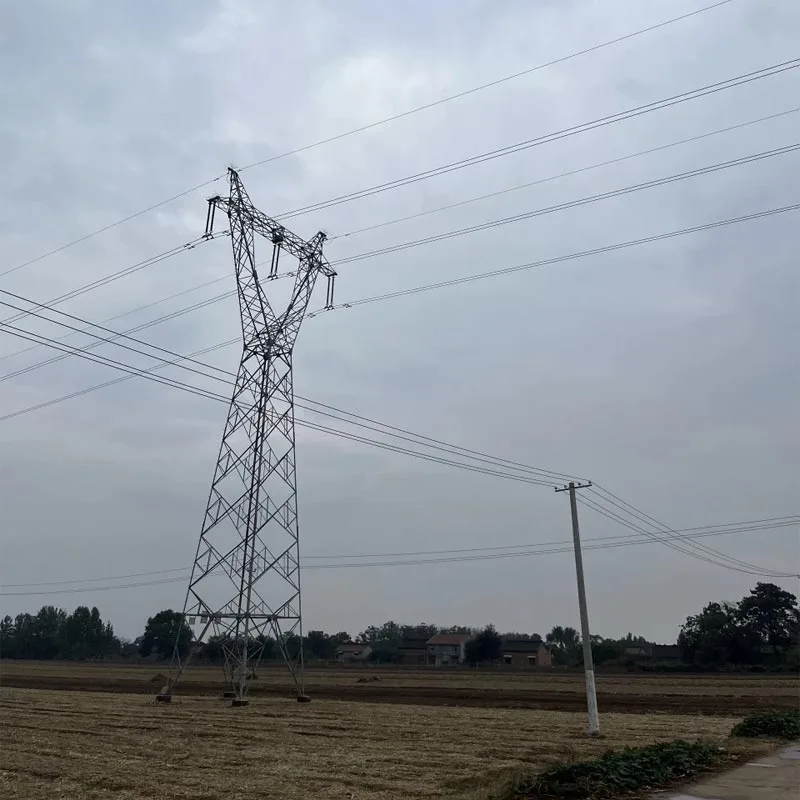 Yüksek Gerilim Açılı Çelik Aktarma Kulesi