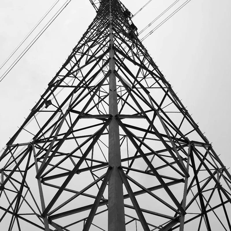 Galvanized Steel Pipe Transmission Tower
