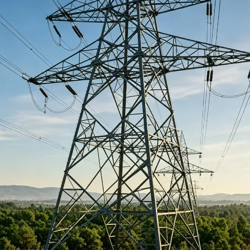 Angle Steel Power Transmission Transposition Tower